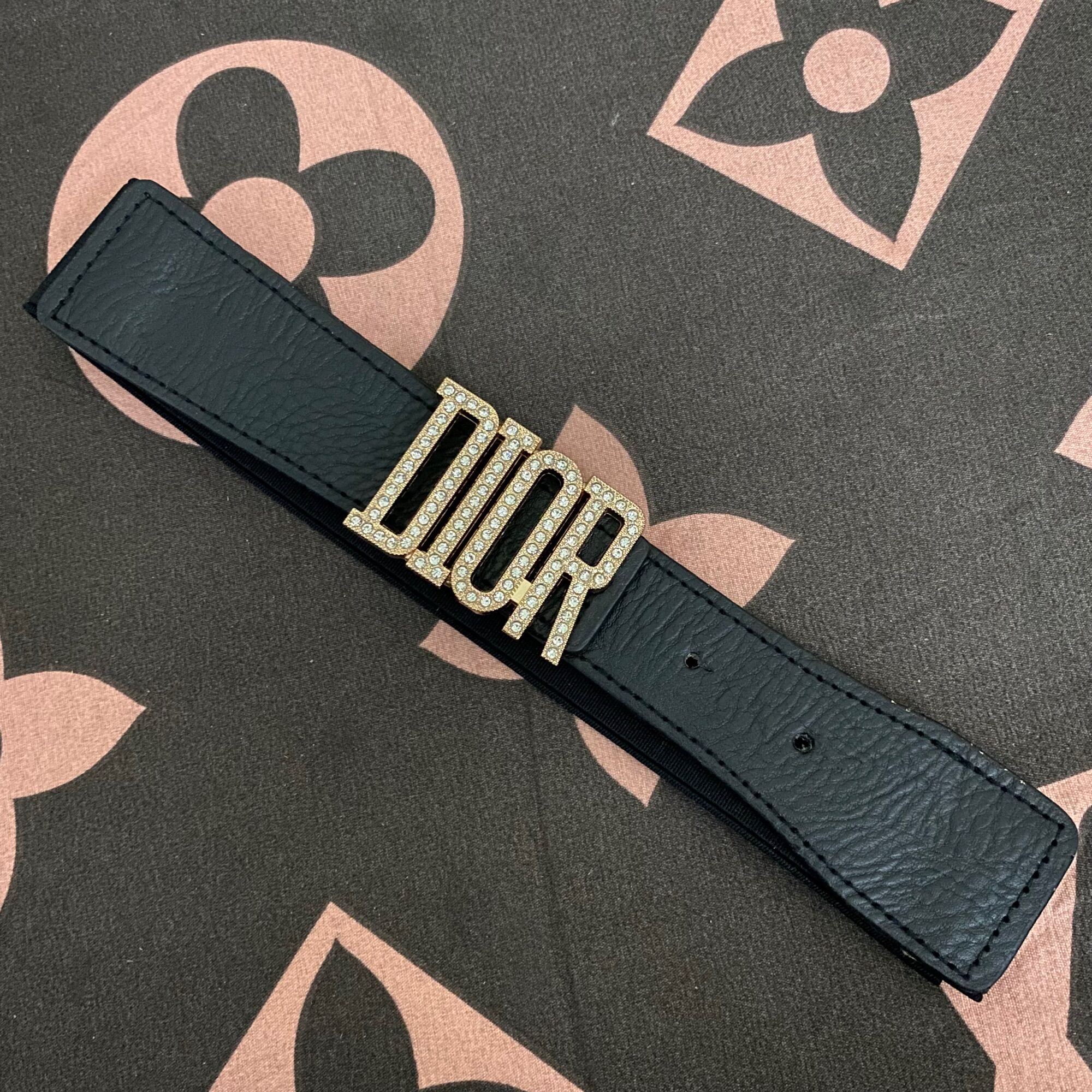 Dây lưng mặt chữ DIOR bản 4cm