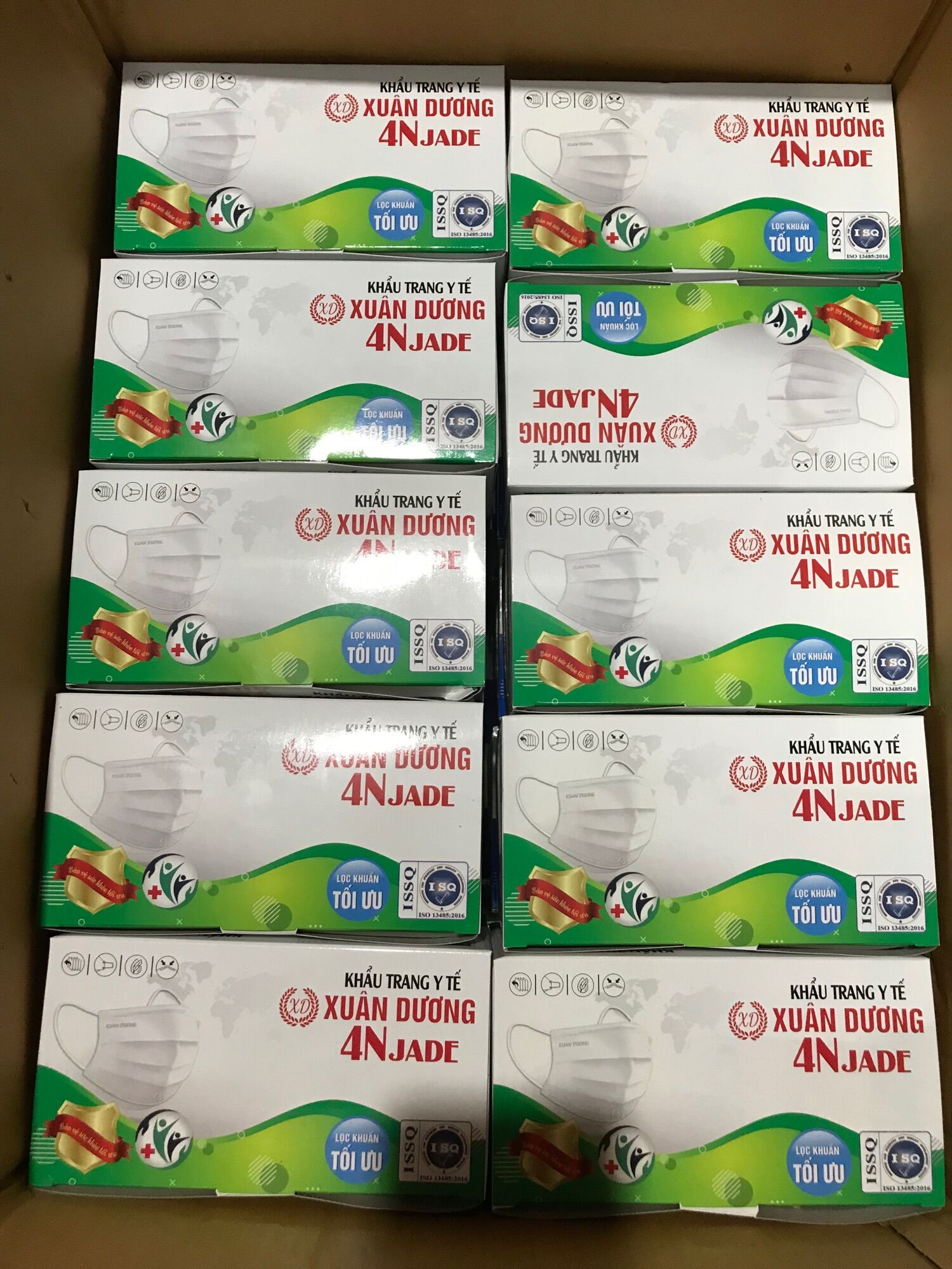 Khẩu trang y tế 4 lớp Xuân Dương