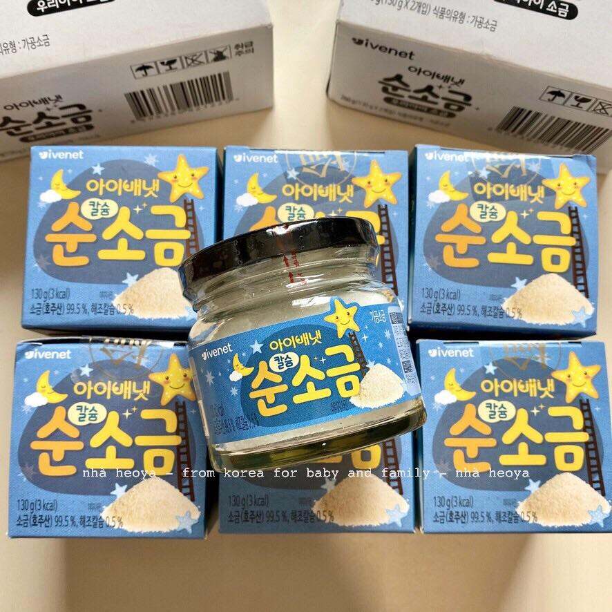 Muối ăn dặm cho bé Ivenet Hàn quốc [Chính hãng]