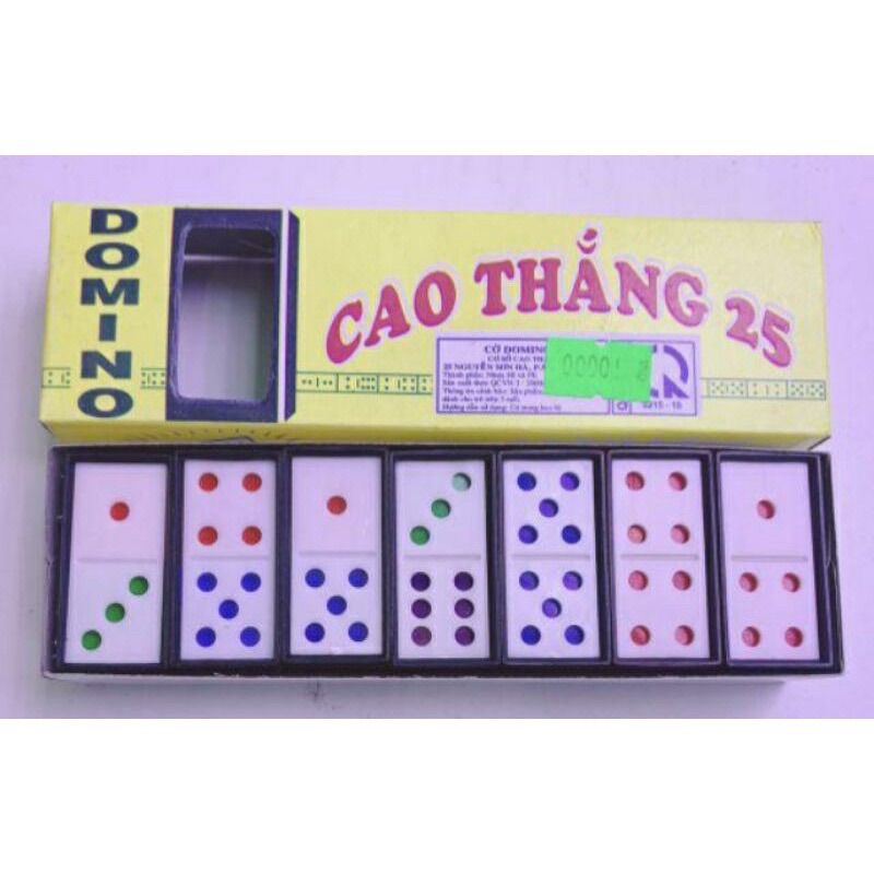 Bộ cờ domino bằng nhựa giá rẻ