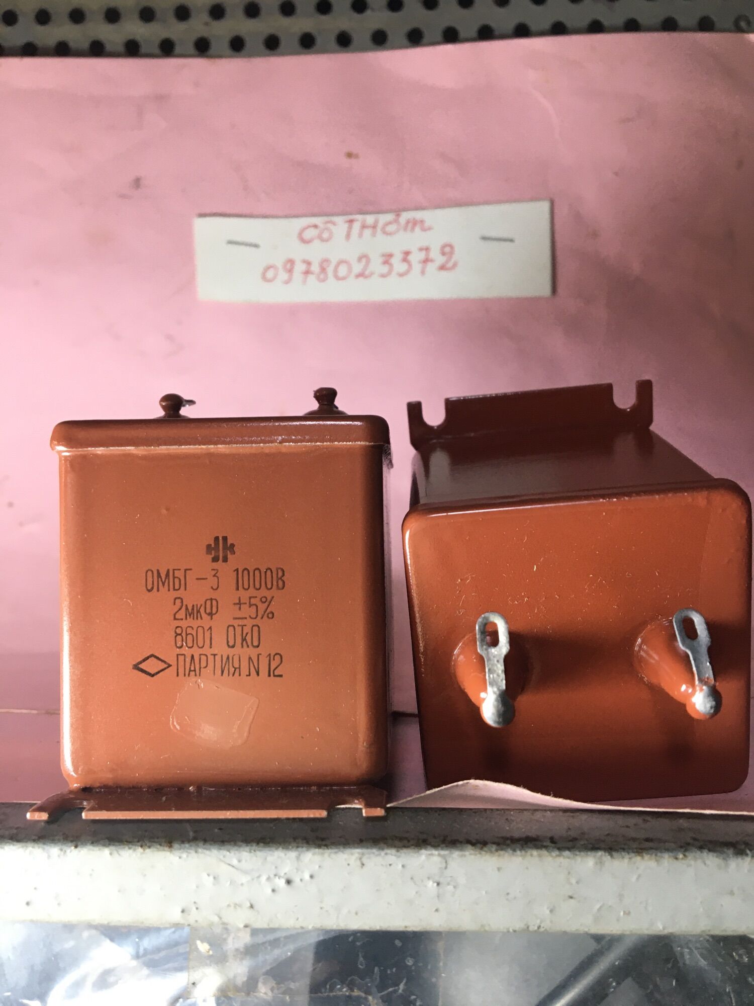 Tụ 2uf1000v tụ dầu ngâm của nga