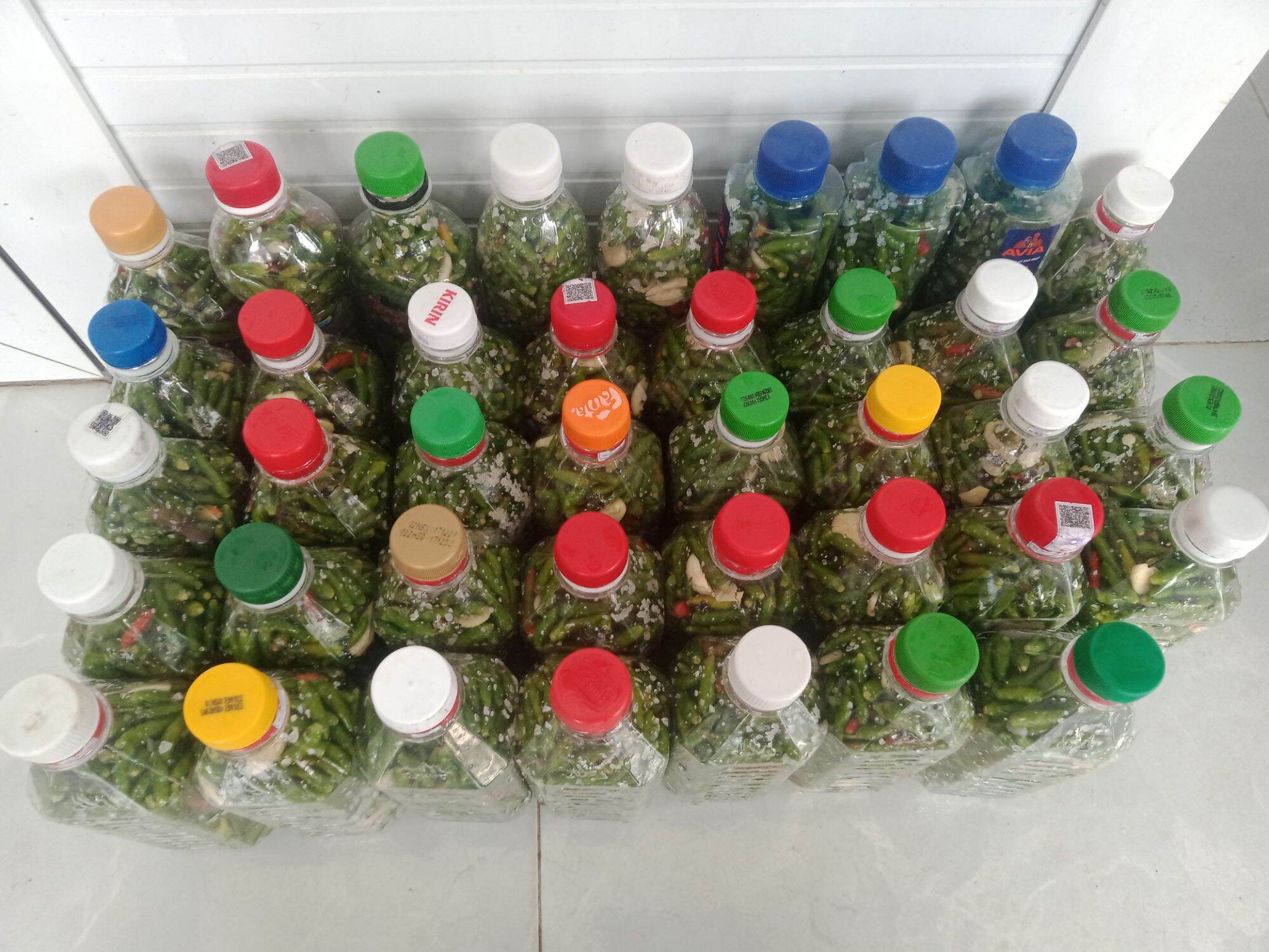 Ớt thóc sóc muối 120k/2 chai