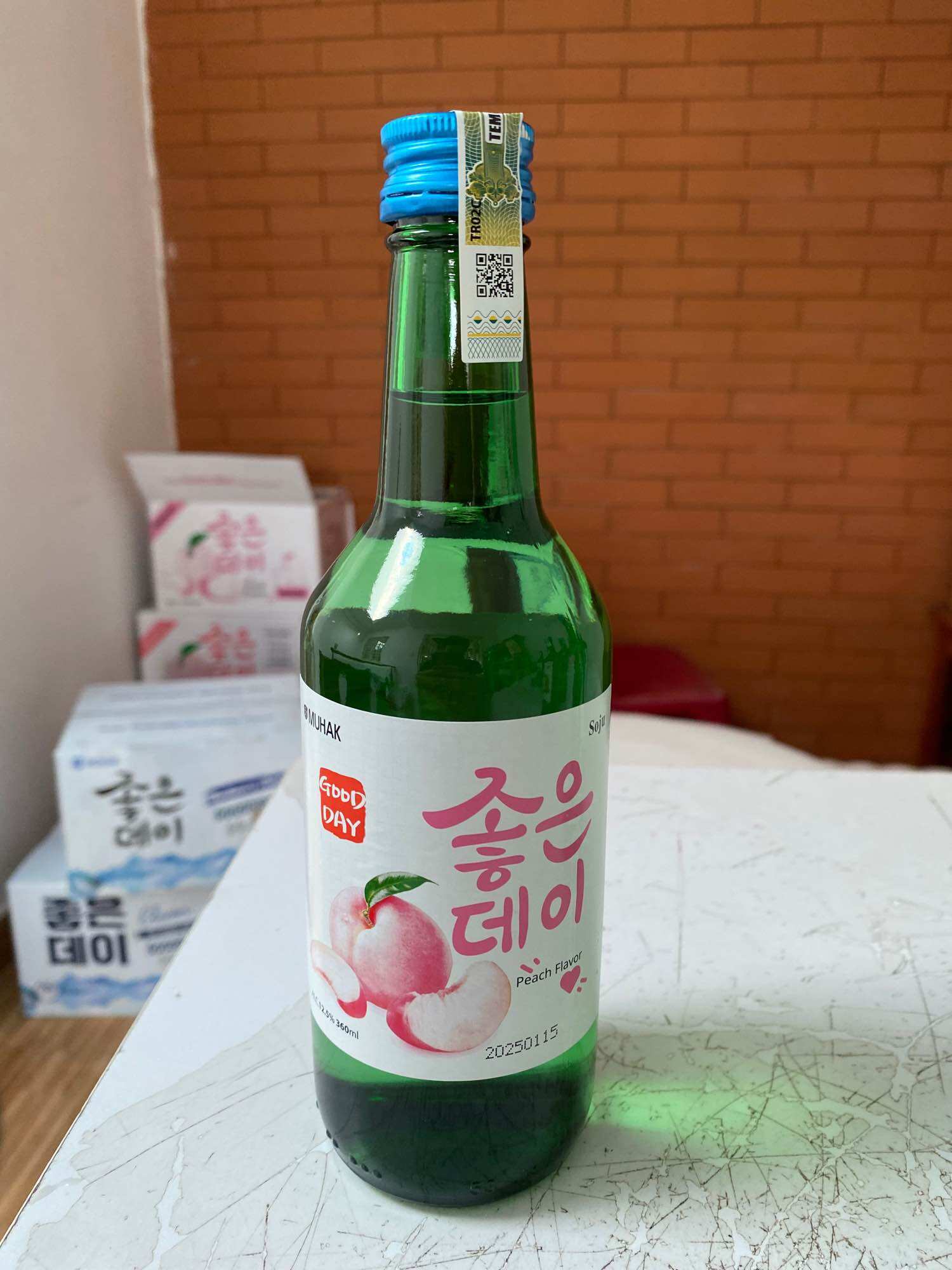 Sô Chu Soju Việt Nam GOOD DAY Peach 12.5% 360ml- Vị Đào