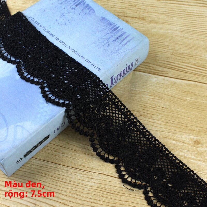 Vải Denim Cotton Dày 9cm Viền Ren Quần Dài Phụ Kiện May Vá Vải Giải Trí Vá Váy Tay Áo Ngắn Nối Dài
