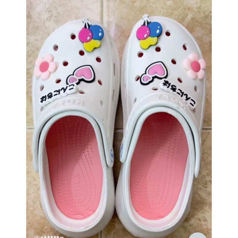 Dép sục nữ Crocs đế dày  7cm