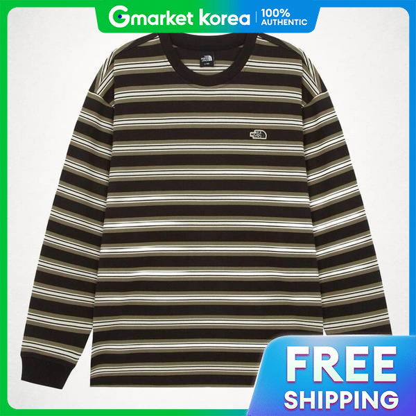 The North Face | Áo thun dài tay nam The North Face Easy On kẻ sọc NT7TR56 1639128