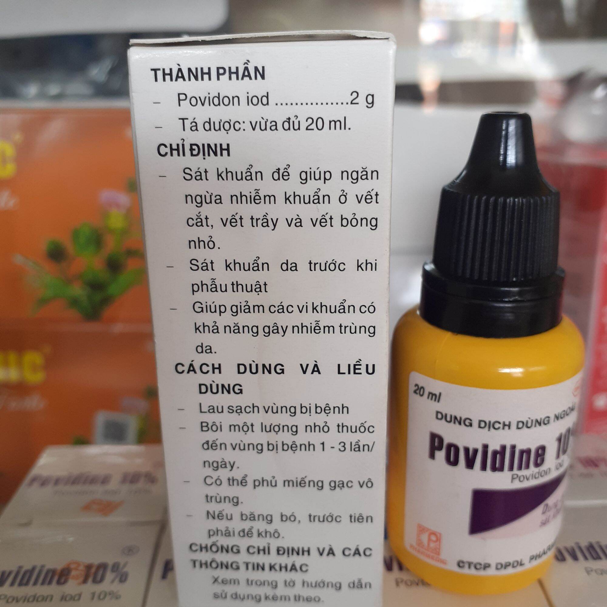 POVIDINE 10% RỬA VẾT THƯƠNG XÁT TRÙNG