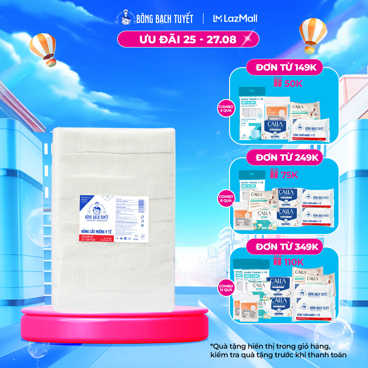 Bông y tế cắt bạch tuyết - 1kg