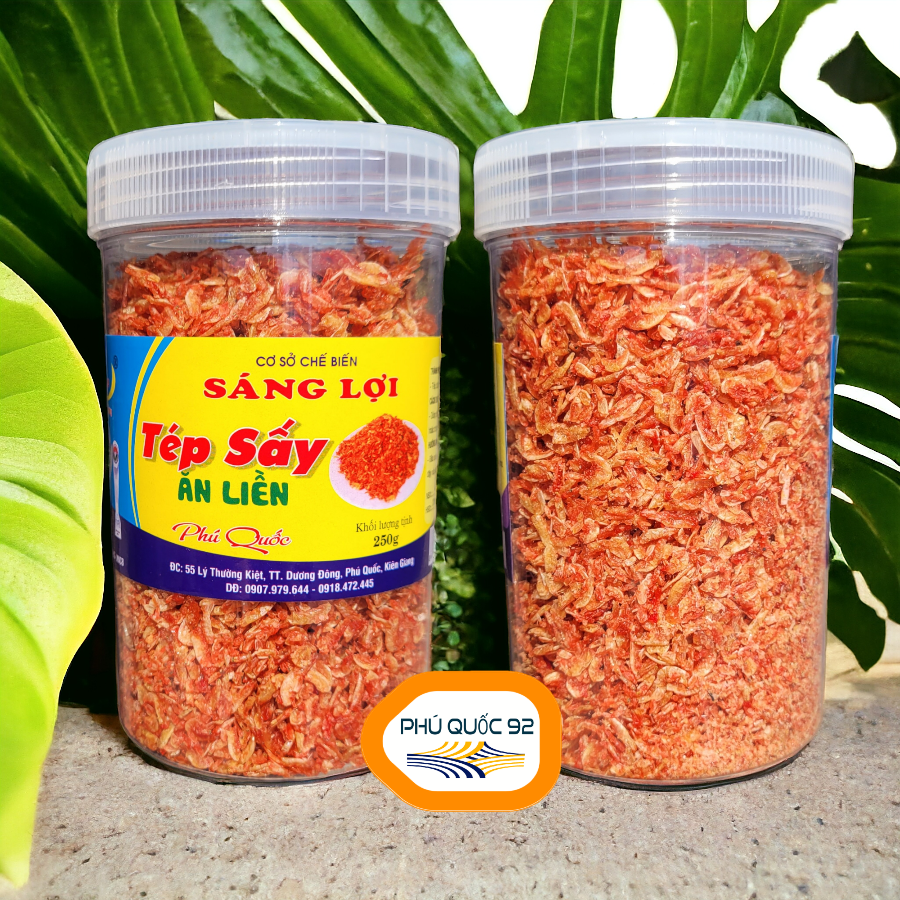 Tép Sấy Ăn Liền Phú Quốc - Hủ 250g