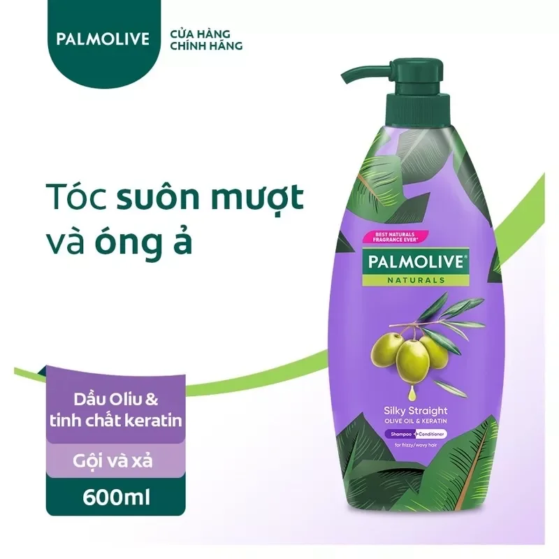 Dầu gội xả 2in1 Palmolive 600ml/180ml (date mới)