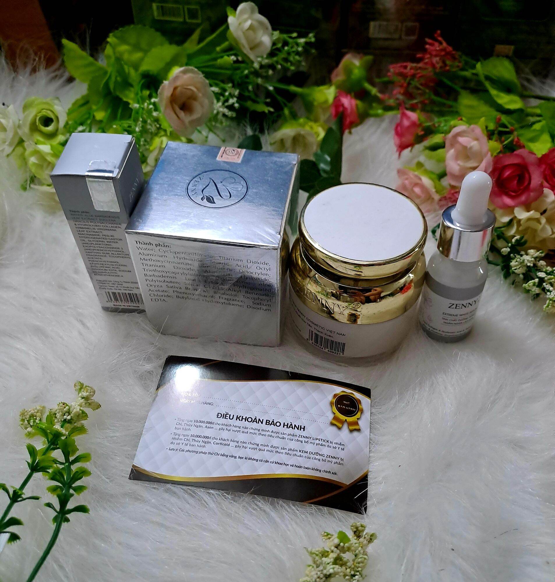 kem zenny  TẶNG serum ,sũa rủa măt ( sỉ,ib)