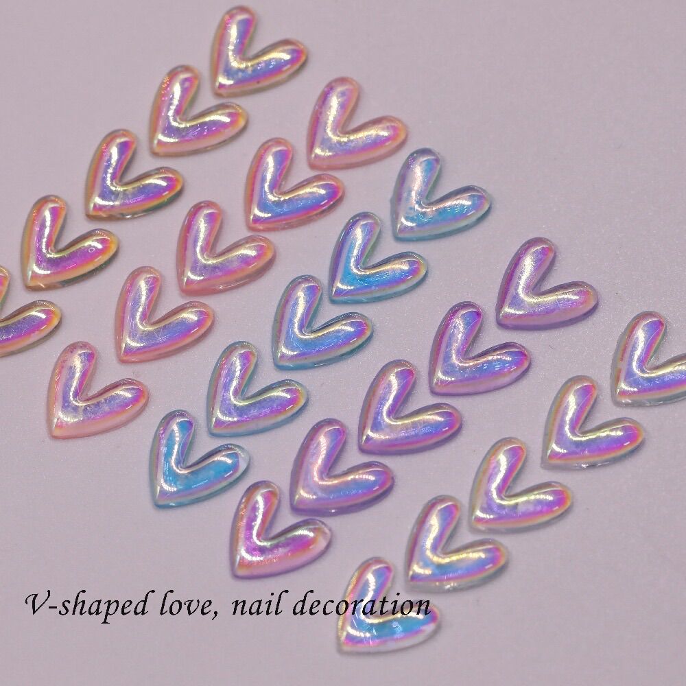 [HCM][Mới ] Hũ trang trí móng nail - 20charm tim / charm tim hot nail
