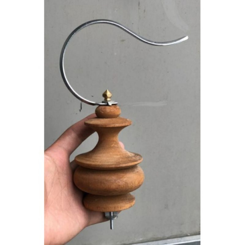 Combo móc nậm huế lồng chim( chất liệu inox và gỗ vàng)