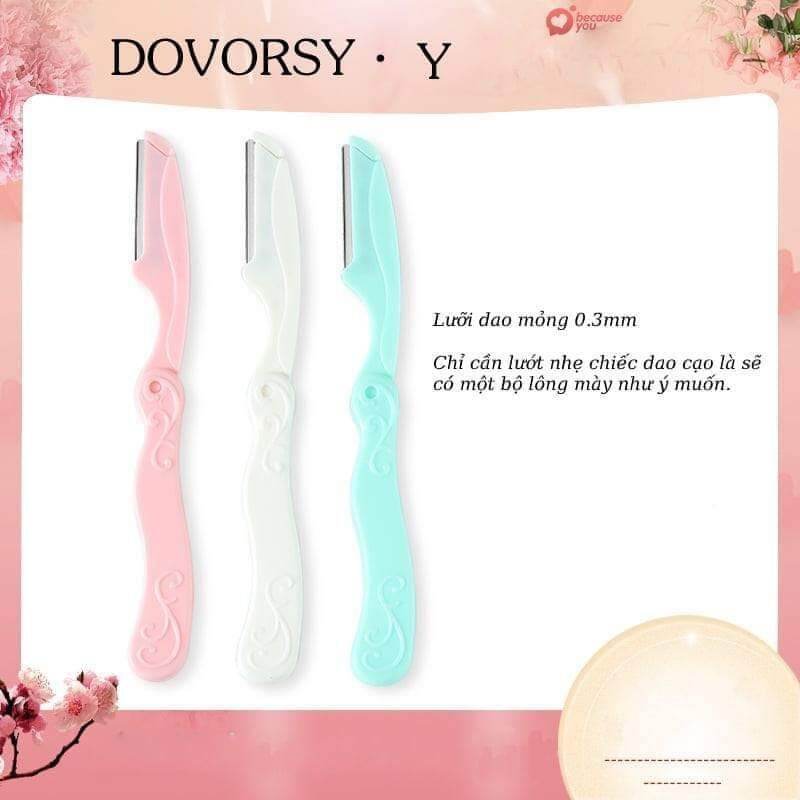 Set 3 dao cạo lông mày