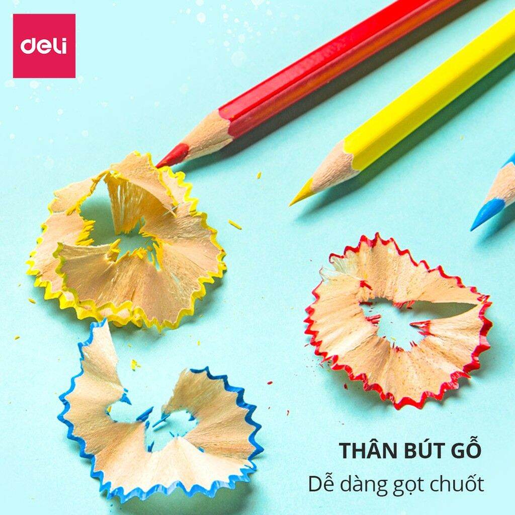Bút Chì Màu Deli 12 màu
