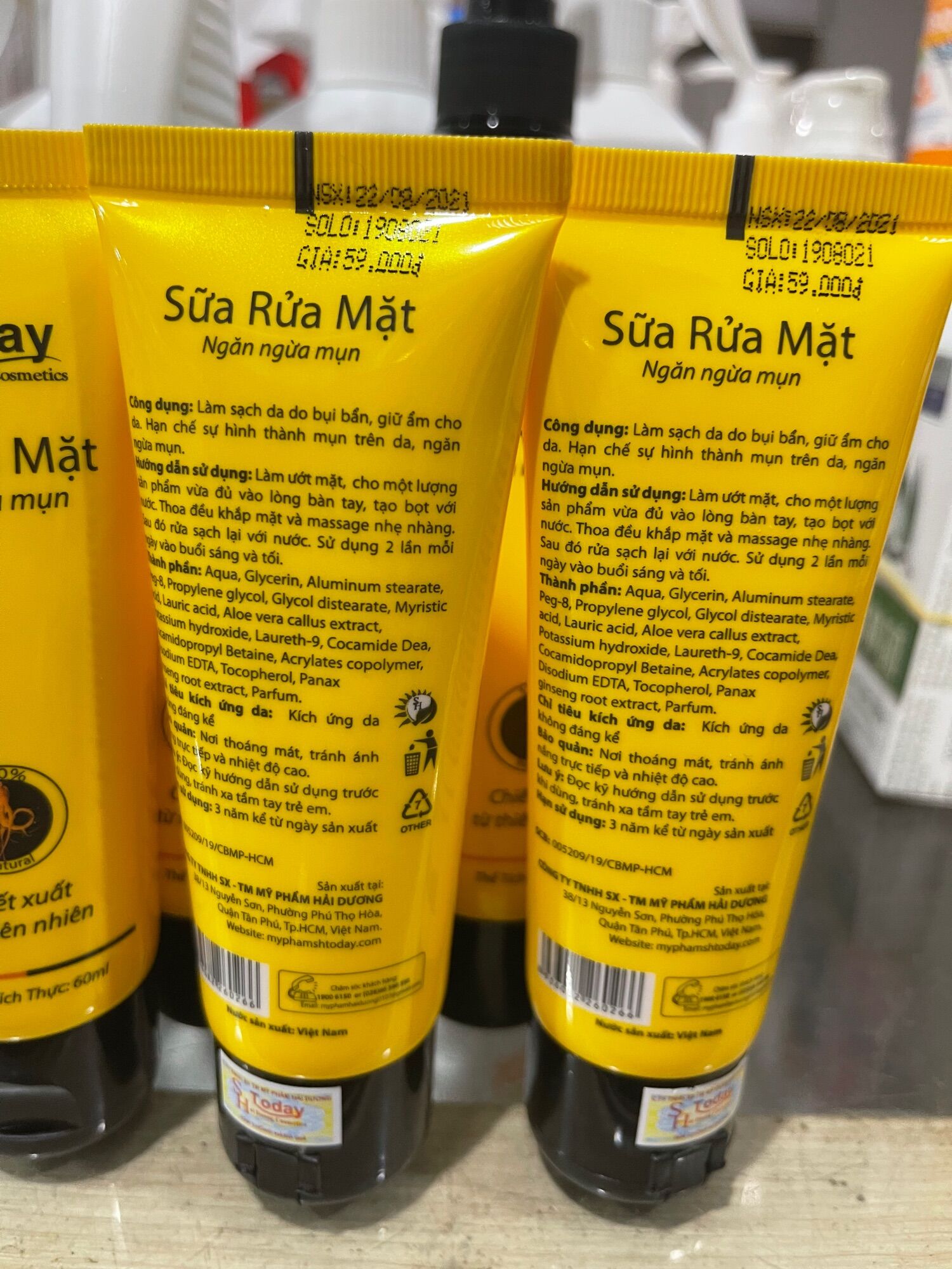 Sữa rửa mặt SH today 60ml