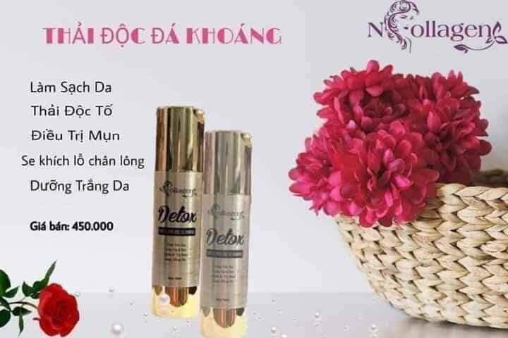 DETOX MẶT NẠ THẢI ĐỘC ĐÁ KHOÁNG NCOLLAGEN