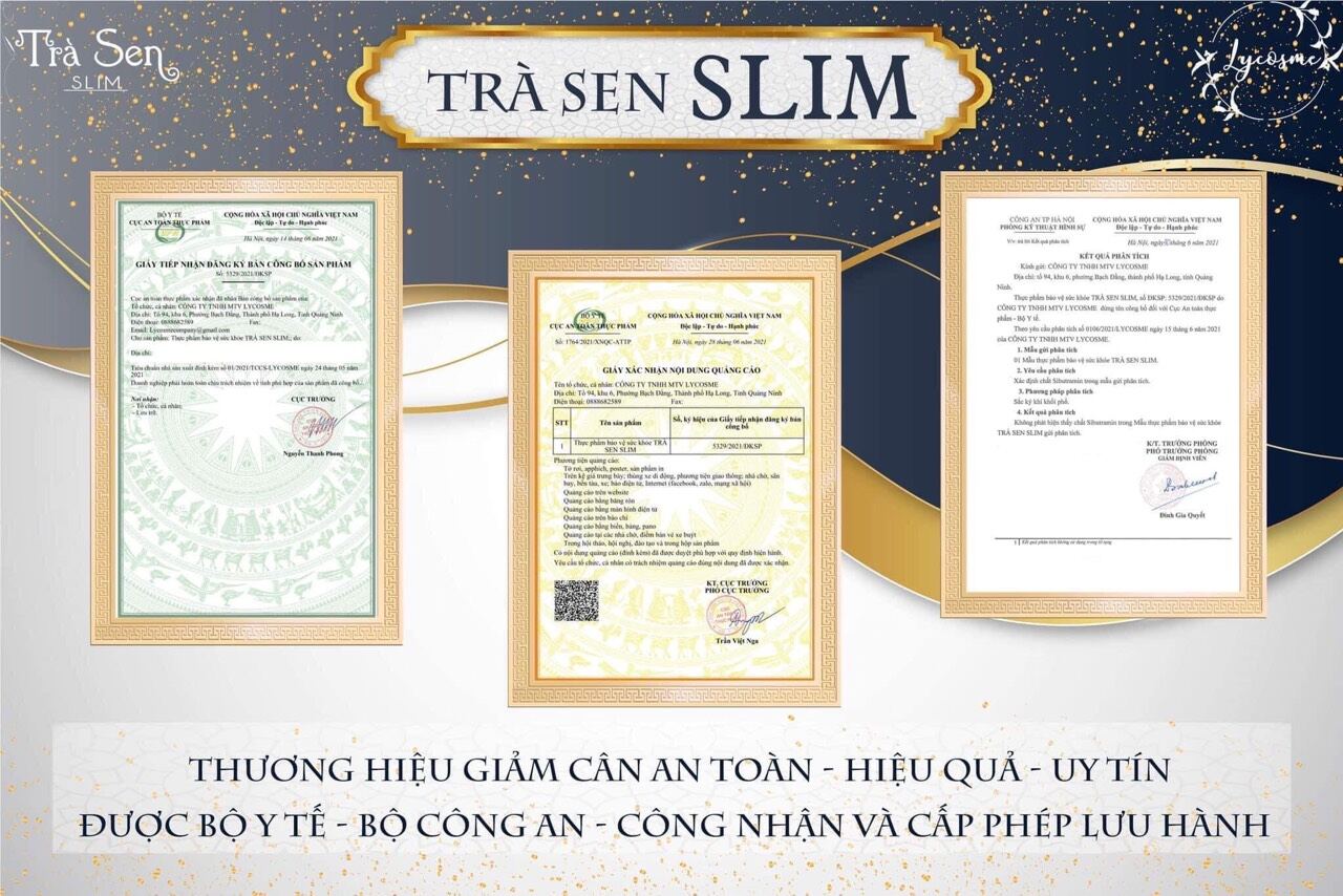 TRÀ SEN SLIM GIẢM CÂN NHANH 7 ngày