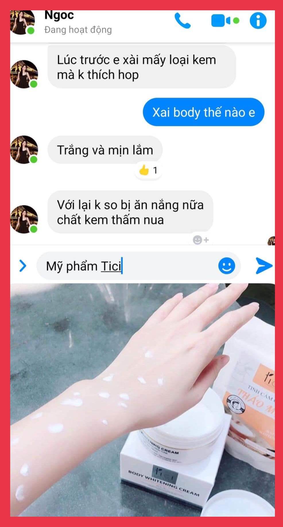 KEM BODY TICI (CHÍNH HÃNG)