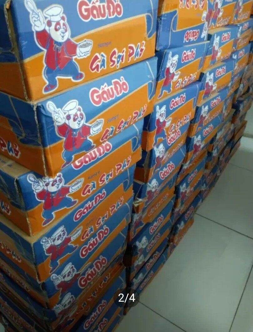 Combo 15 gói mì Gấu Đỏ Gà Sợi Phở 63 g