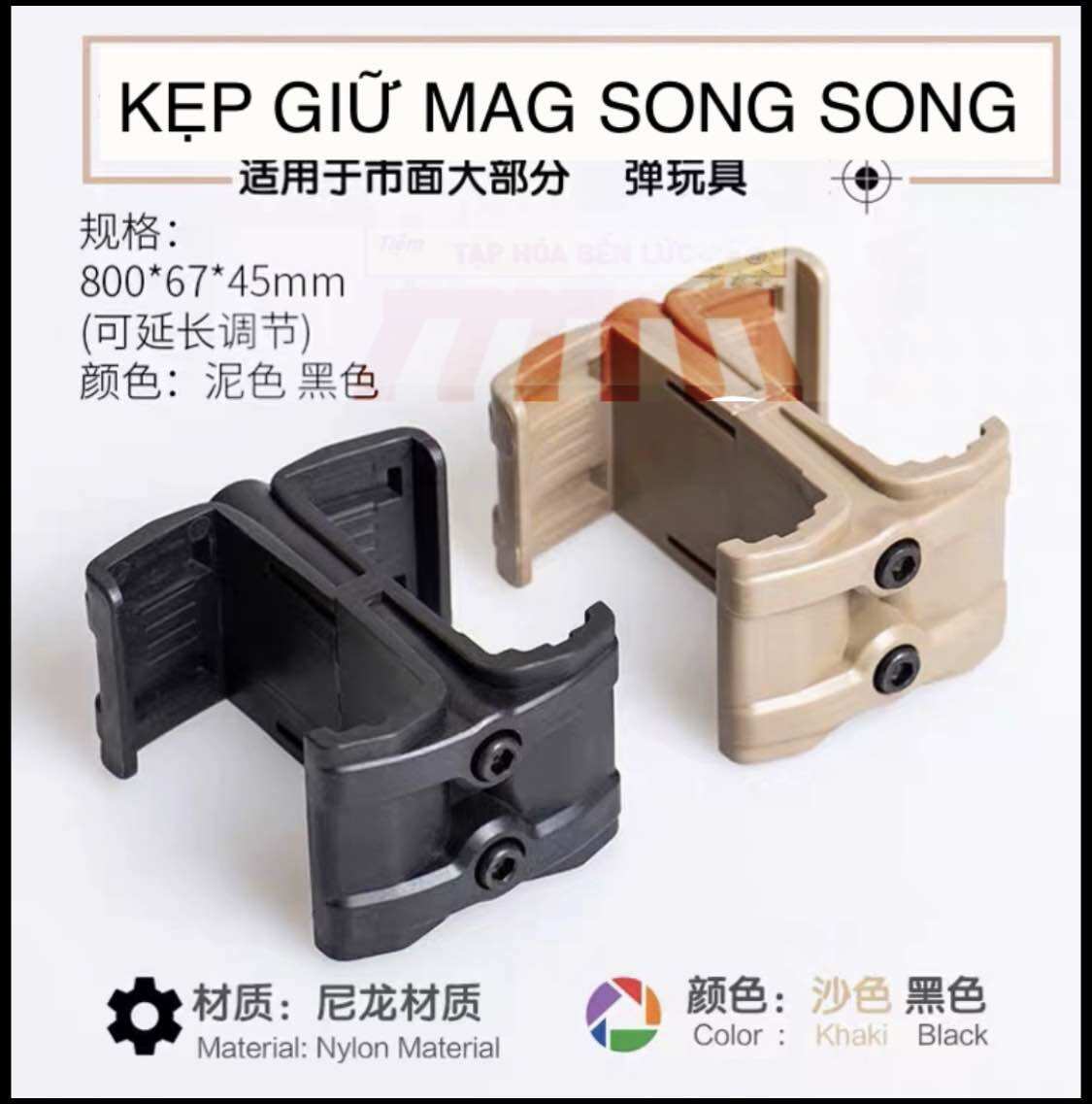 Kẹp mag song song phụ kiện ngoài trời cho M4 Anh K j89/13