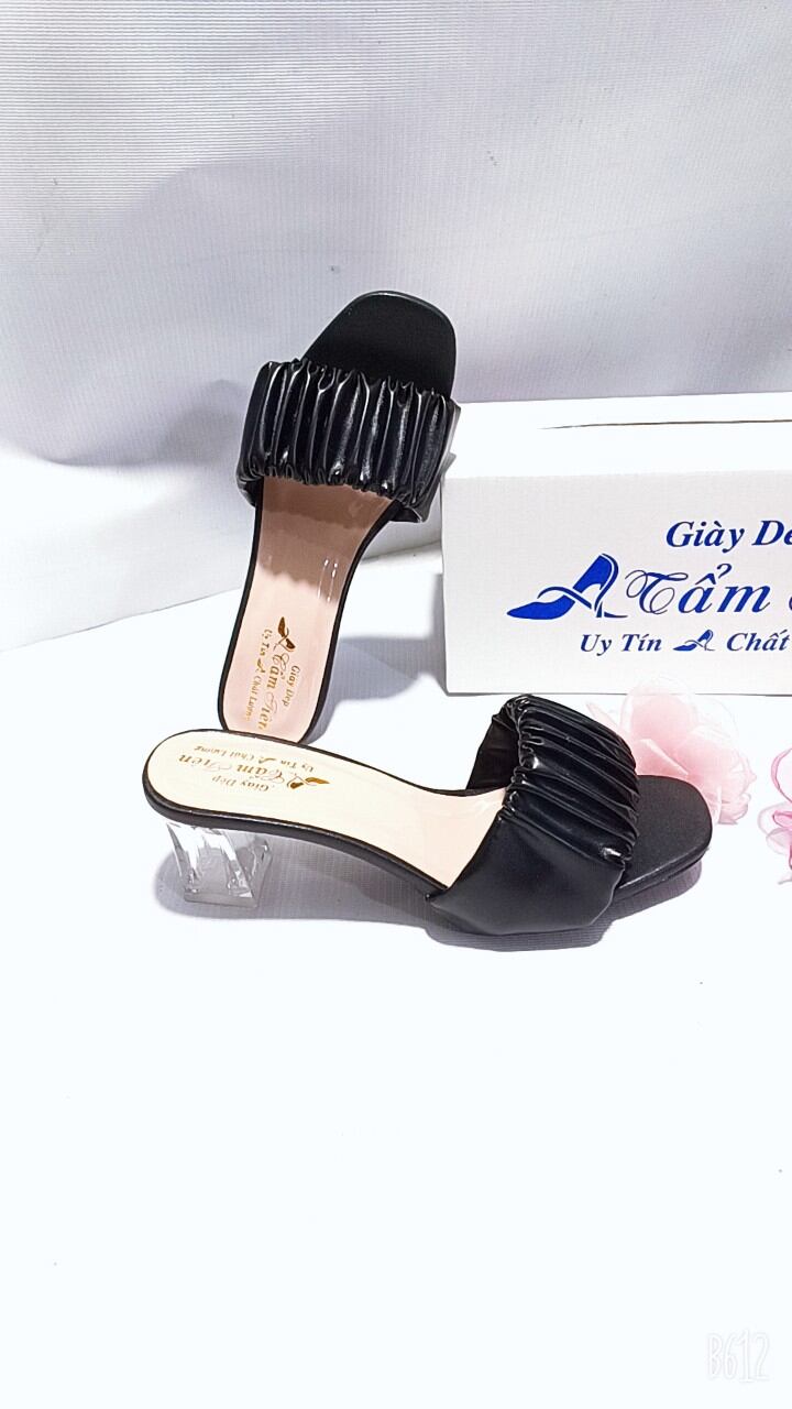 Ảnh thật giày guốc nữ cao gót size 33 đến 44 cao 5p