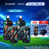 [MỚI] Tắm Gội Sạch Gàu 3in1 Xmen Everest Coffee & Aqua Sport 610G/350G - 3X Tác Động Sạch Gàu Nhờn Ngứa,Mùi Hương Nam Tính