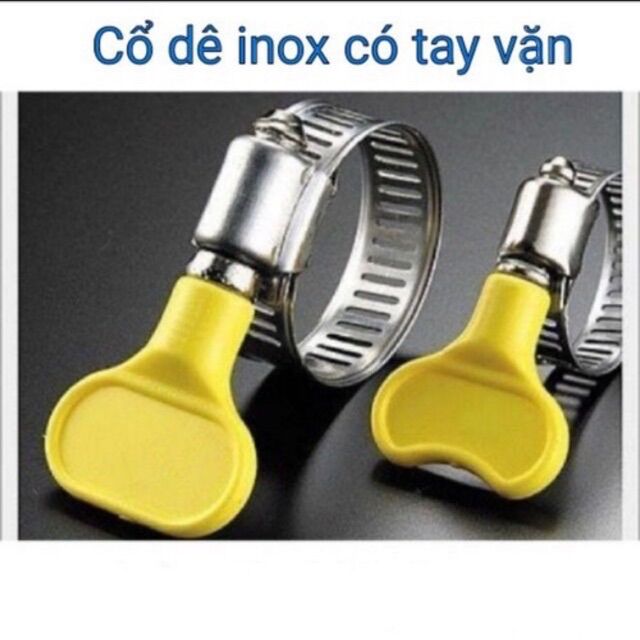 Cổ dê bướm - cổ dê inox tay vặn