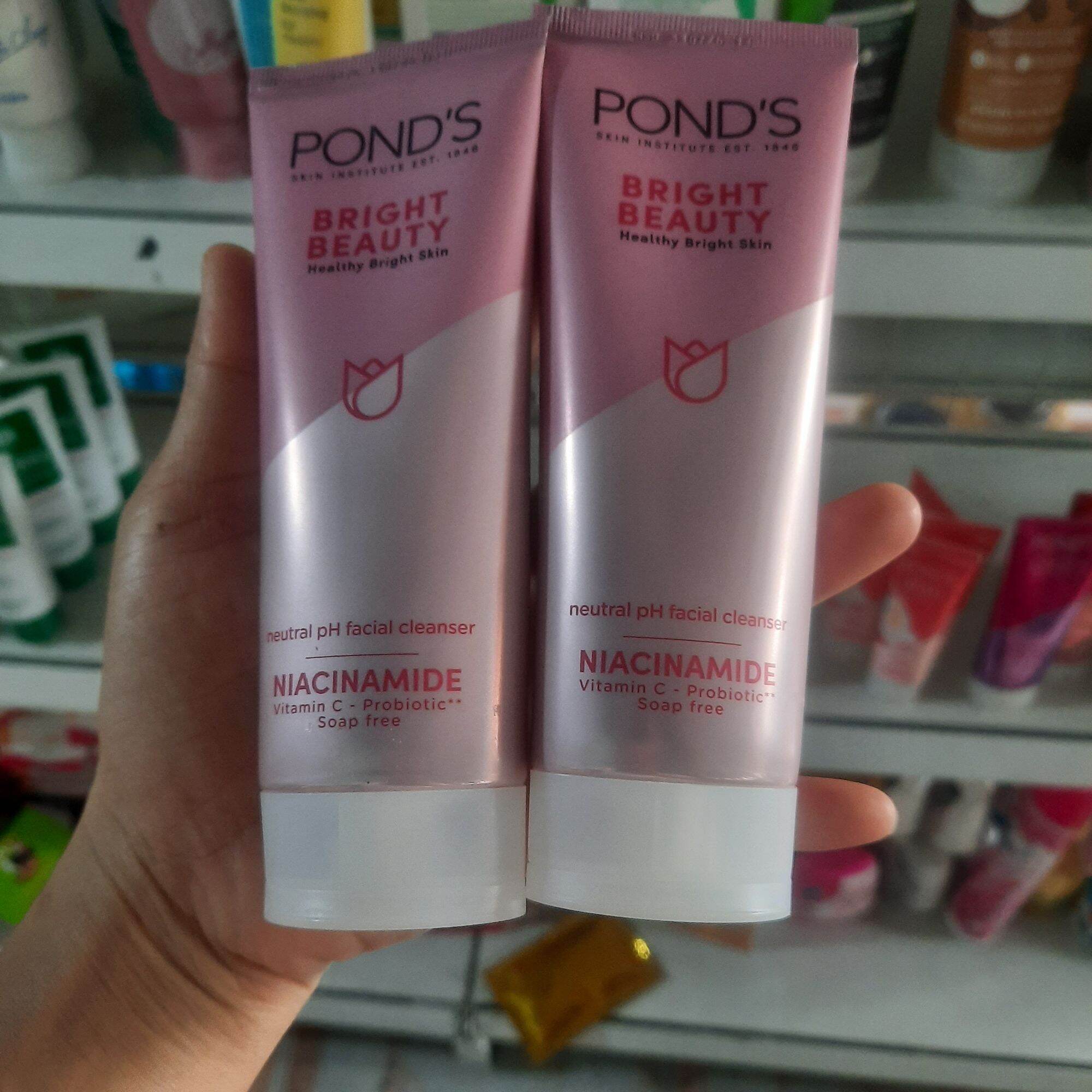 Sữa rửa mặt pond hồng trắng da 100g