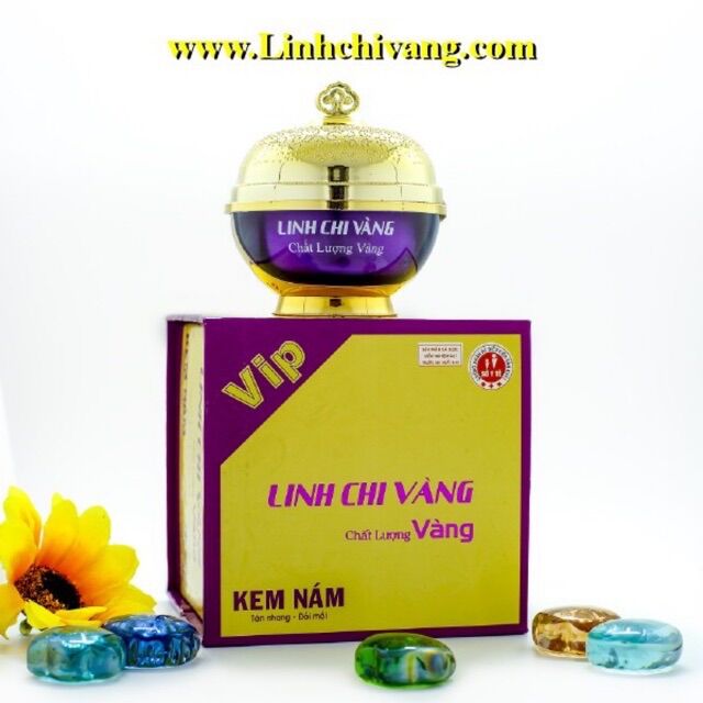 Kem linh chi vàng nám tàn nhang 35g Vip