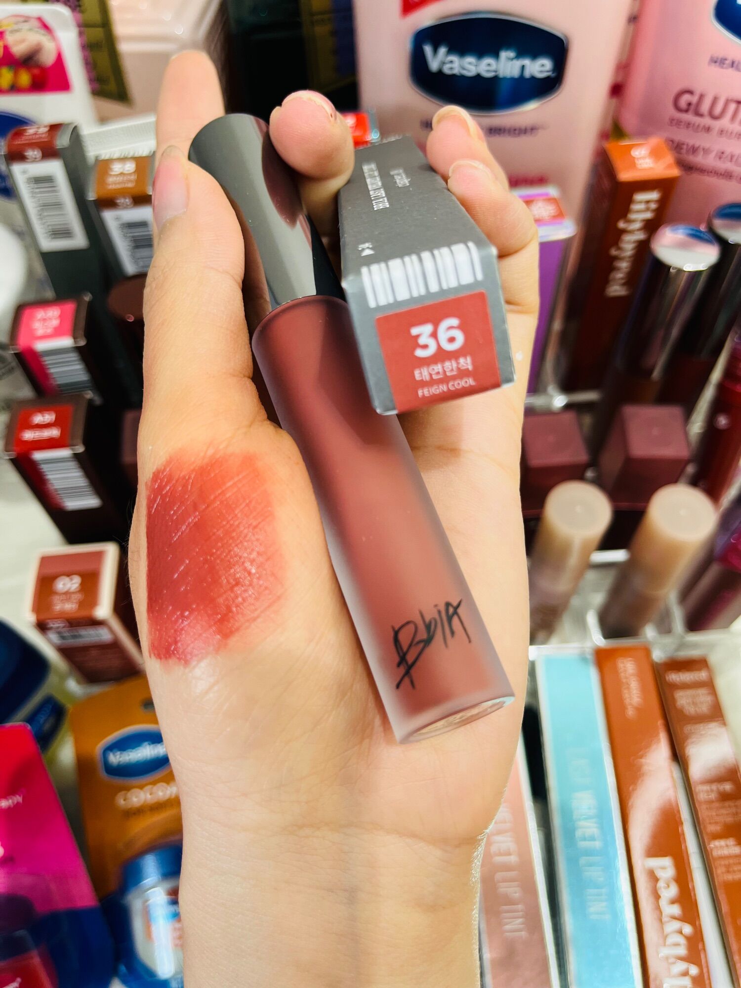 [CHÍNH HÃNG] SON KEM BBIA MÀU 36 - HỒNG NÂU ĐẤT