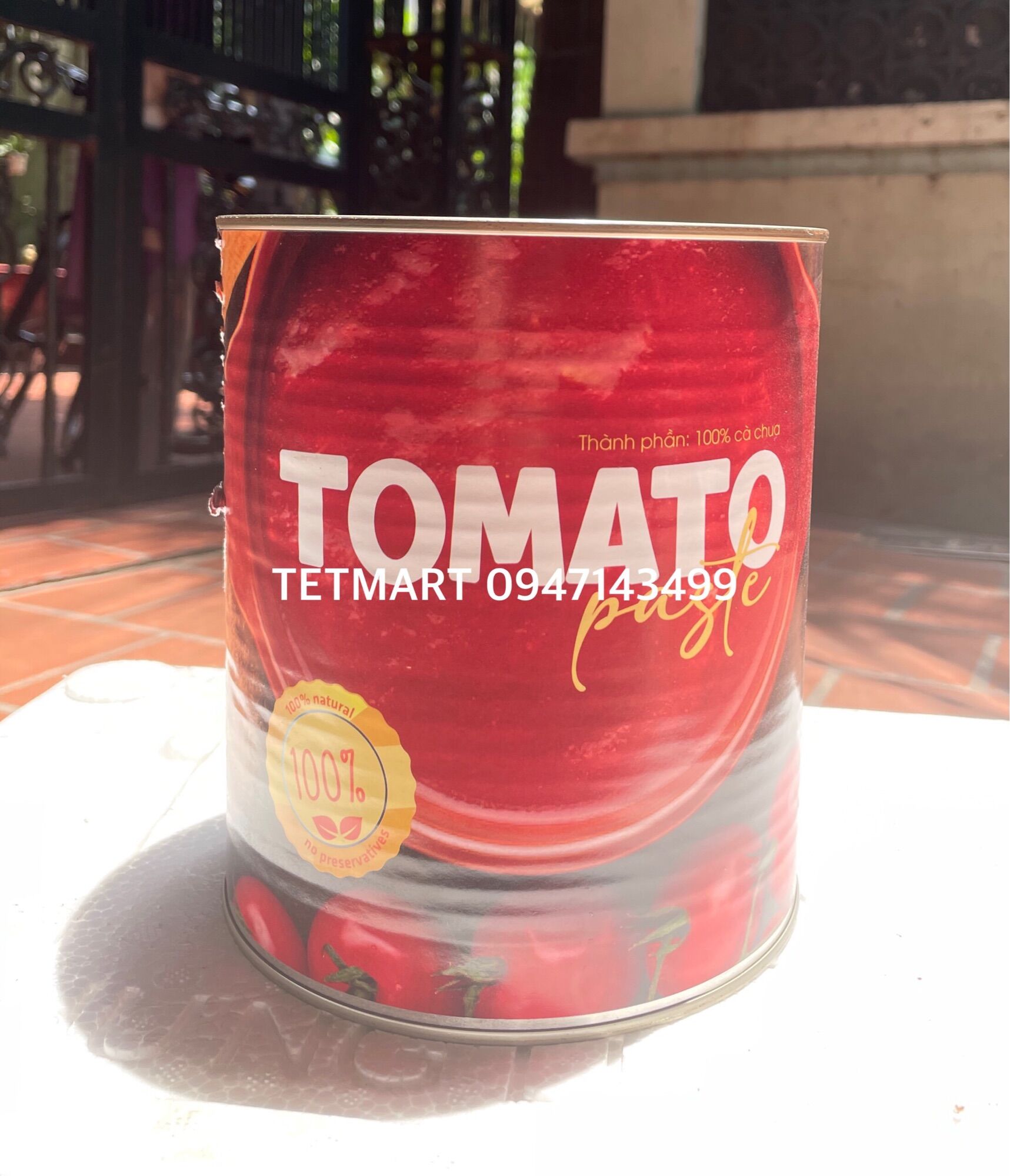 Cà Chua Xay Nhuyễn EUFOOD - Tomato Paste 3,2kg