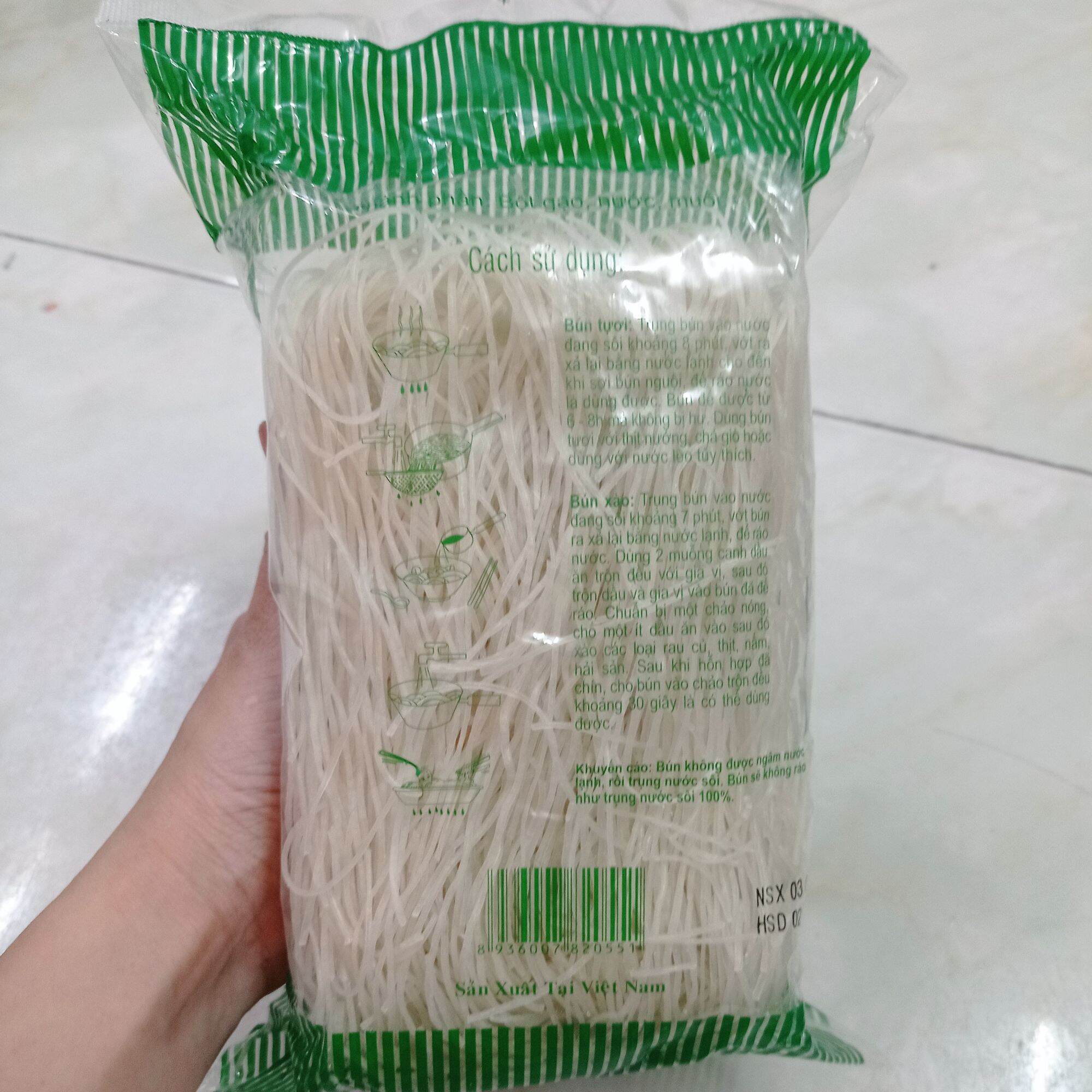 Bún tươi Mỹ Tho 3 Cây Tre 400gr