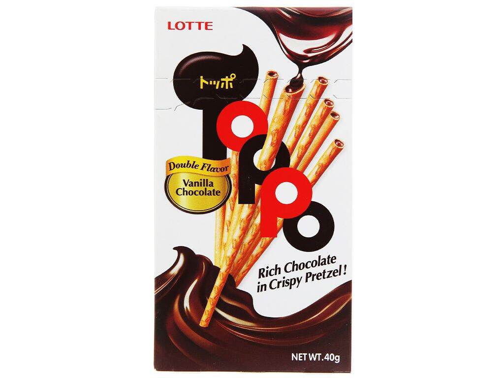 Hộp 40g bánh que toppo lotte