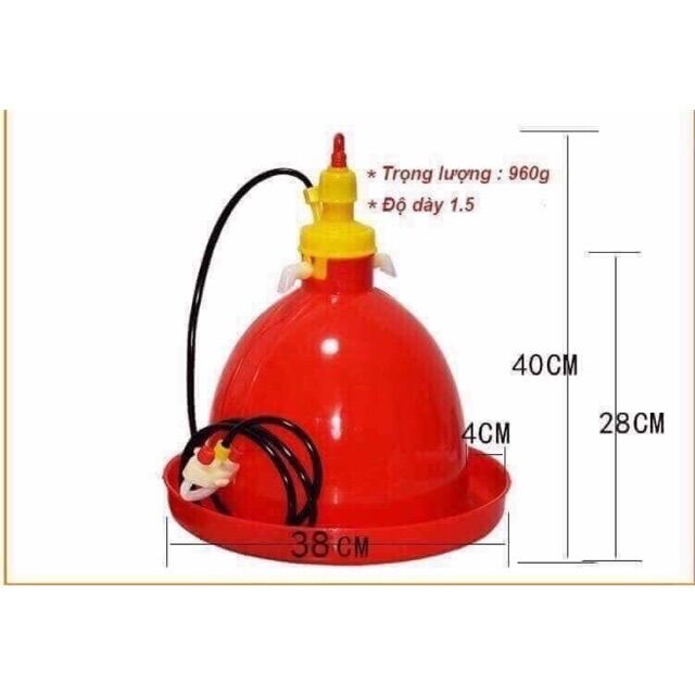 Máng uống tự động cho gà vịt