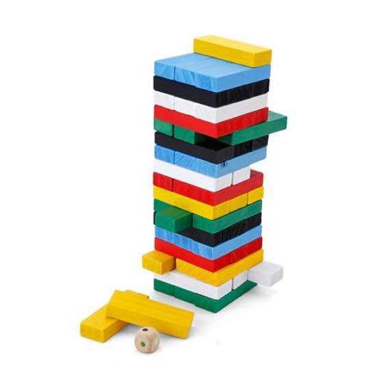 [HCM]Bộ Đồ Chơi Rút Gỗ 54 thanh nhỏ 5cm