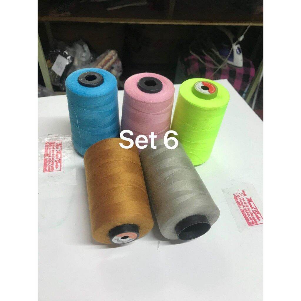 Set 5 cuộn chỉ may quần áo loại 5000m/cuộn