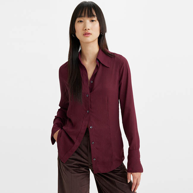 Levi's - áo sơ mi nữ tay dài a4571-0003