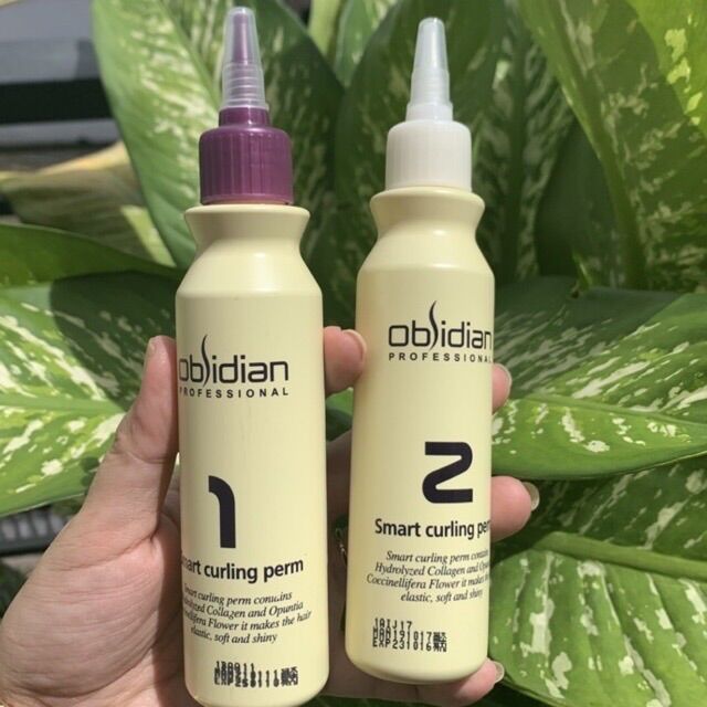 🌼Chính hãng 🌺 Thuốc uốn tóc 3D Obsidian Smart Curling Perm ( uốn lạnh + uốn nóng) 120mlx2