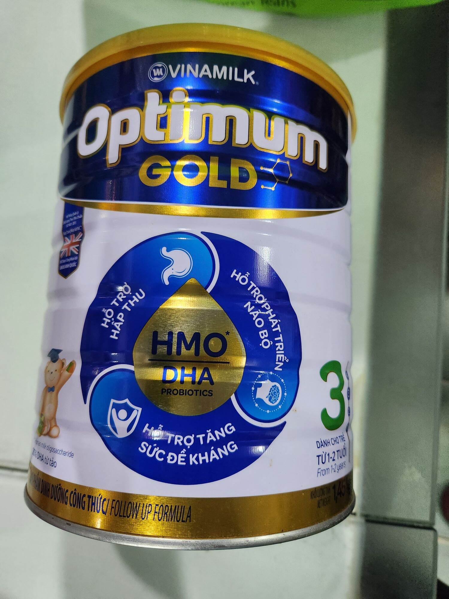 Sữa bột optimum 3 1,45kg cho trẻ từ 1-2 tuổi. hàng chính hãng.
