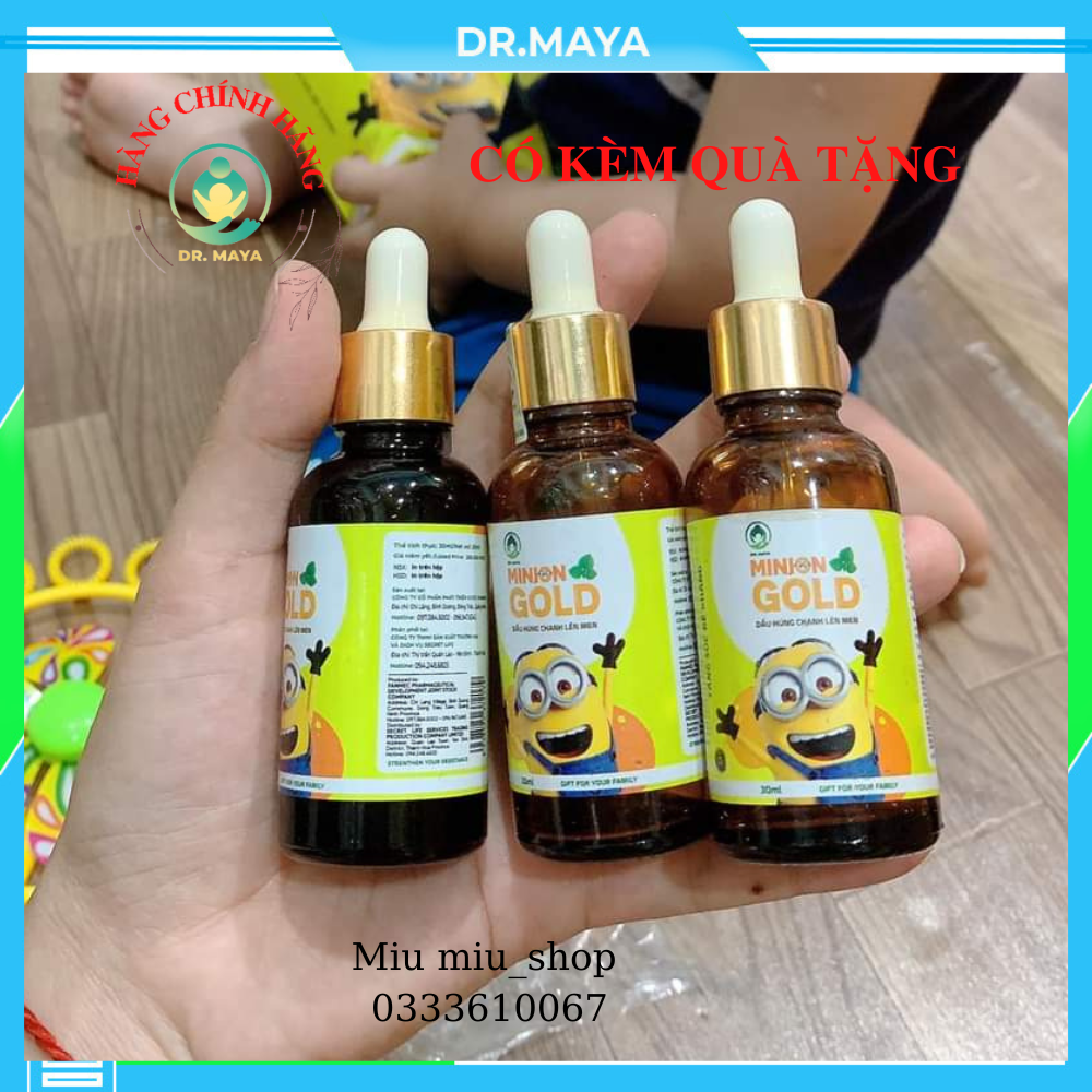 Dầu húng chanh minion Chính Hãng