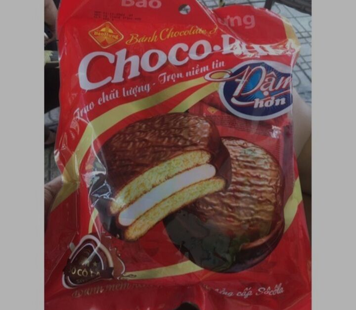 combo bánh Choco-Pie và bánh gạo An