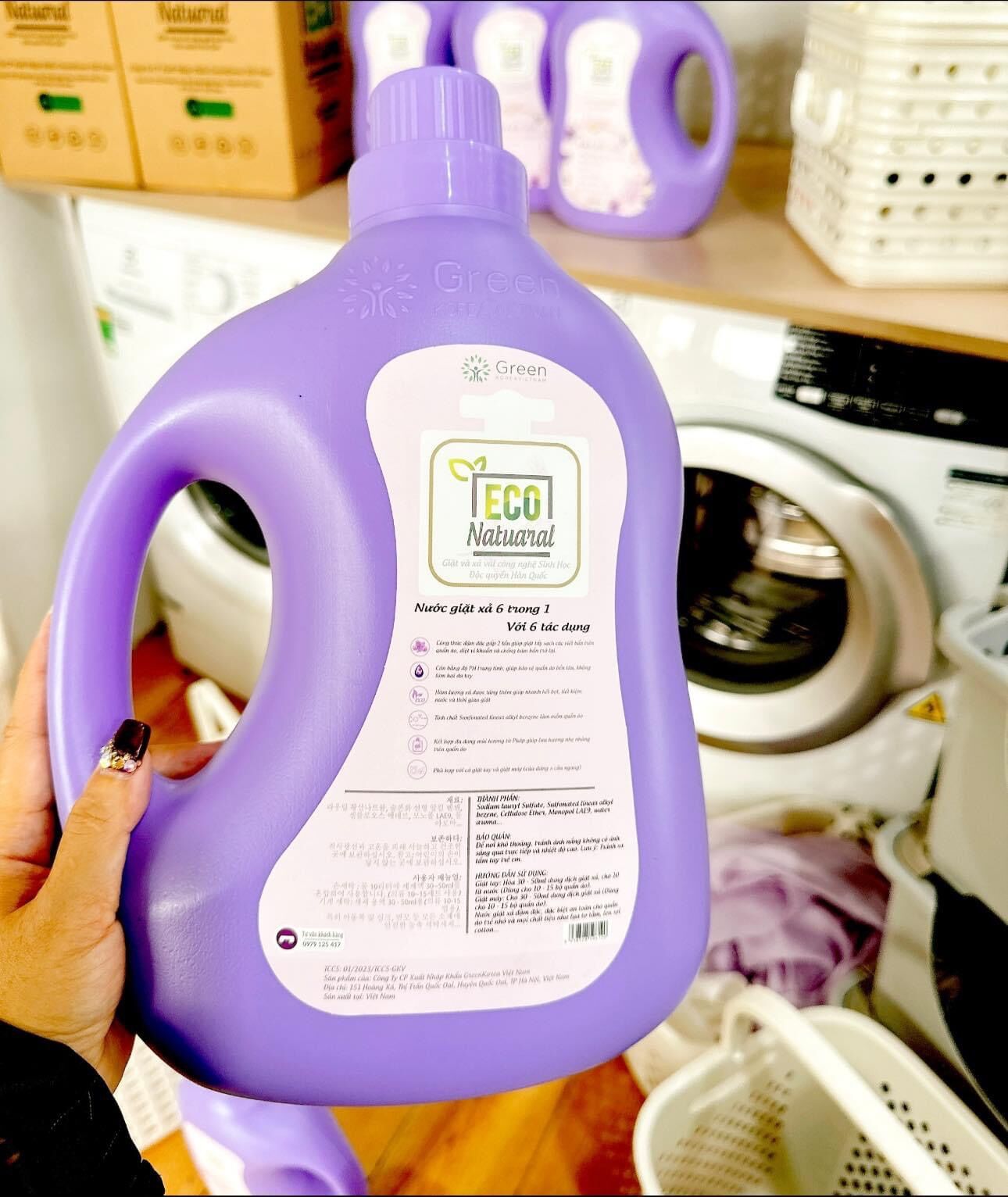 Nước giặt sinh học eco natural