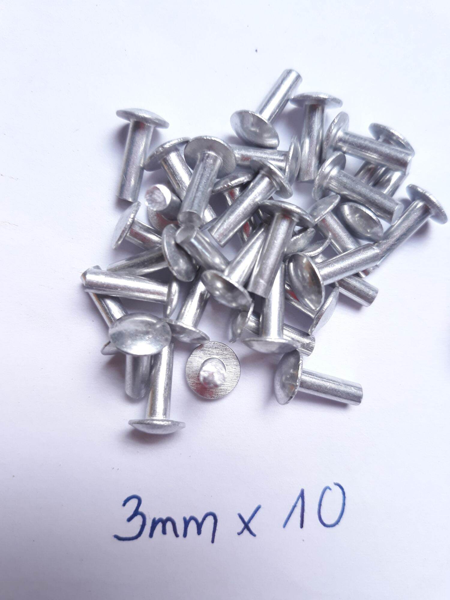 [HCM] Đinh nhôm tán 3mm, 4mm, 5mm (100gr)
