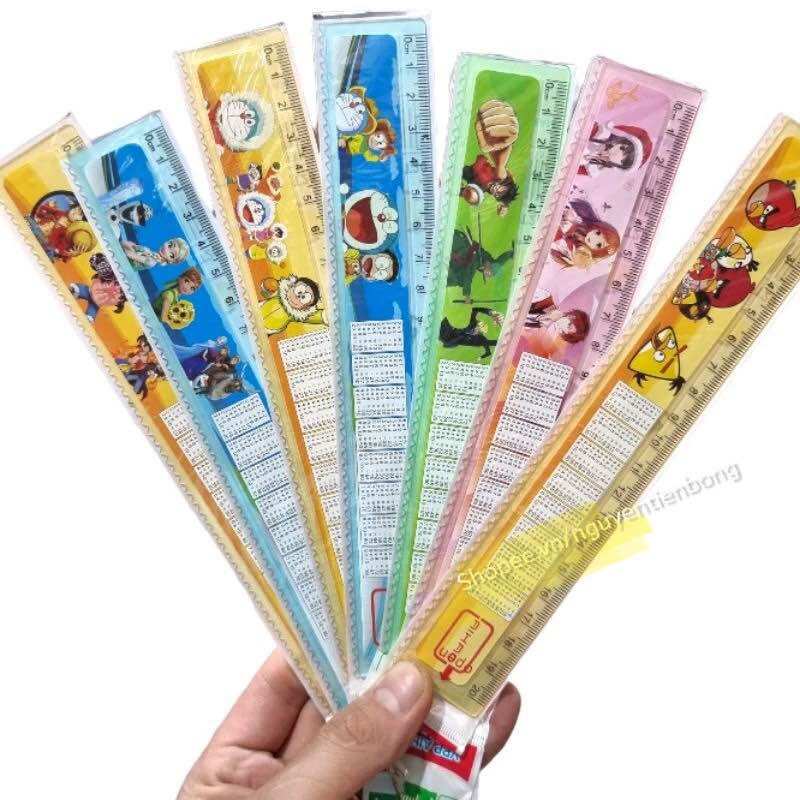 💥Sỉ _50 Cây thước Học Sinh Các Loại (dài 20cm, có 2 Loại)