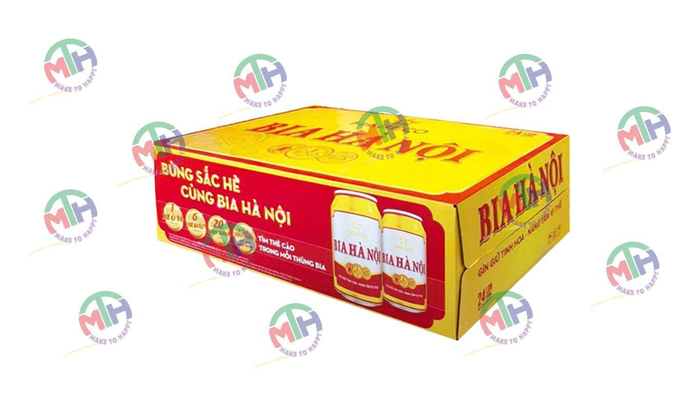 Thùng beer hà nội 24 lon - 330ml