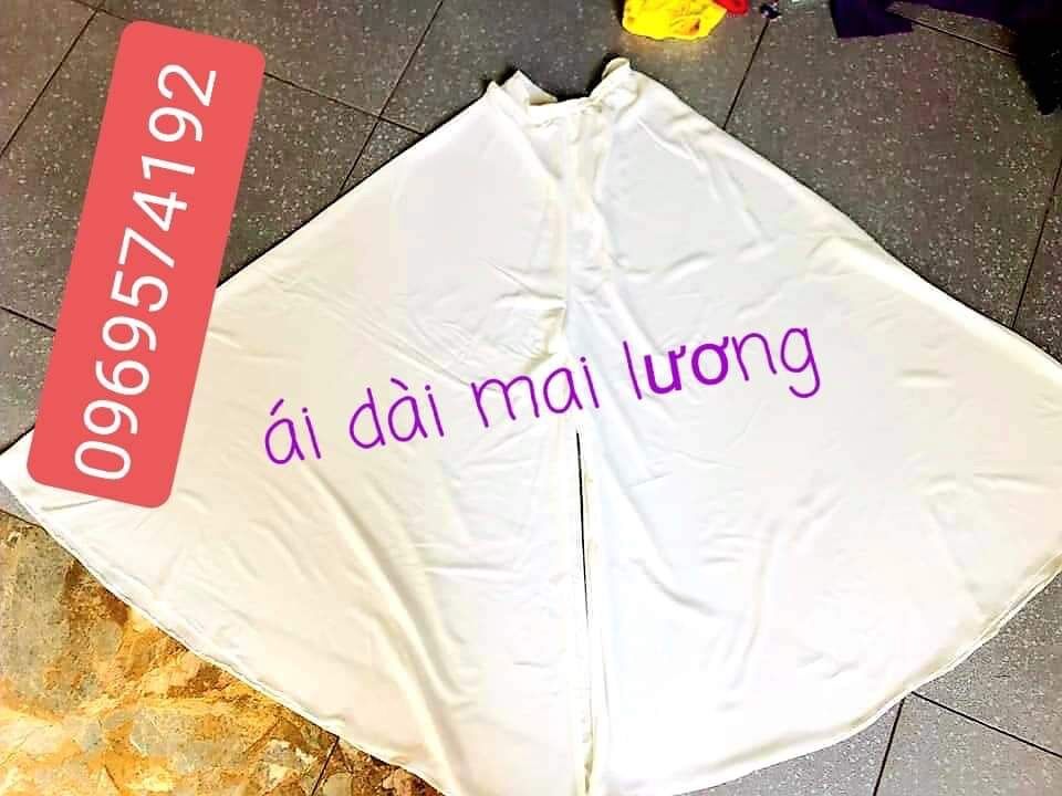 Quần váy lụa mặc áo dài