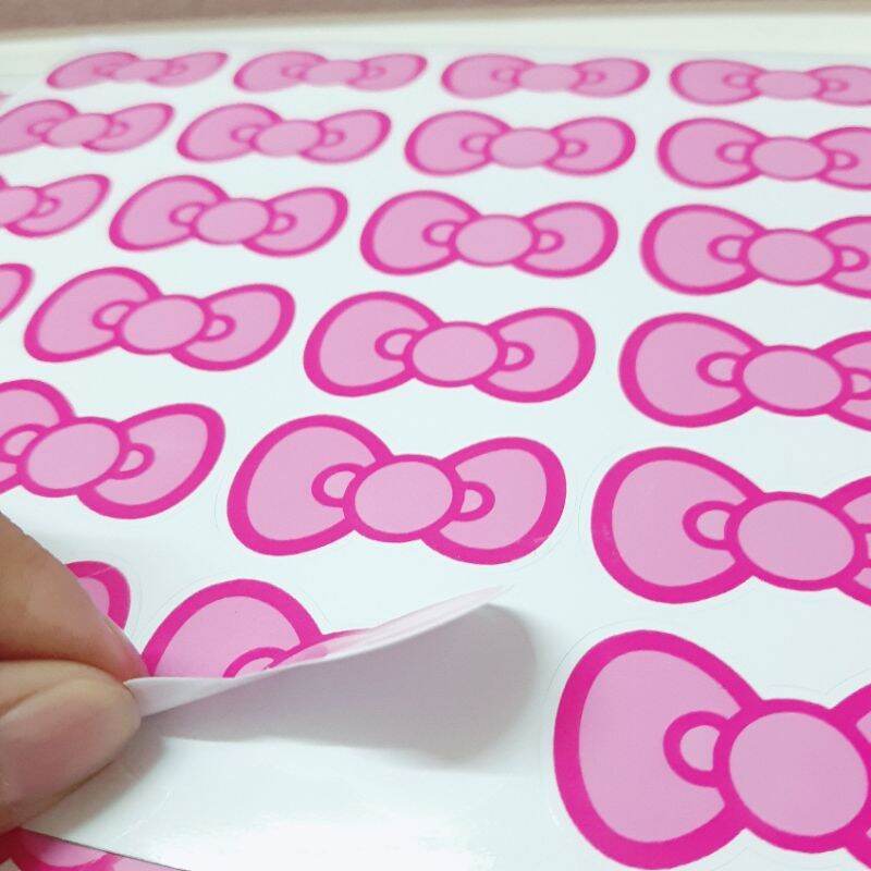 🌸DECAL NƠ TRANG TRÍ HELLO KITTY