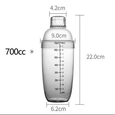 Bình Lắc Nhựa 700ml Pha Chế Các Loại Nước Uống