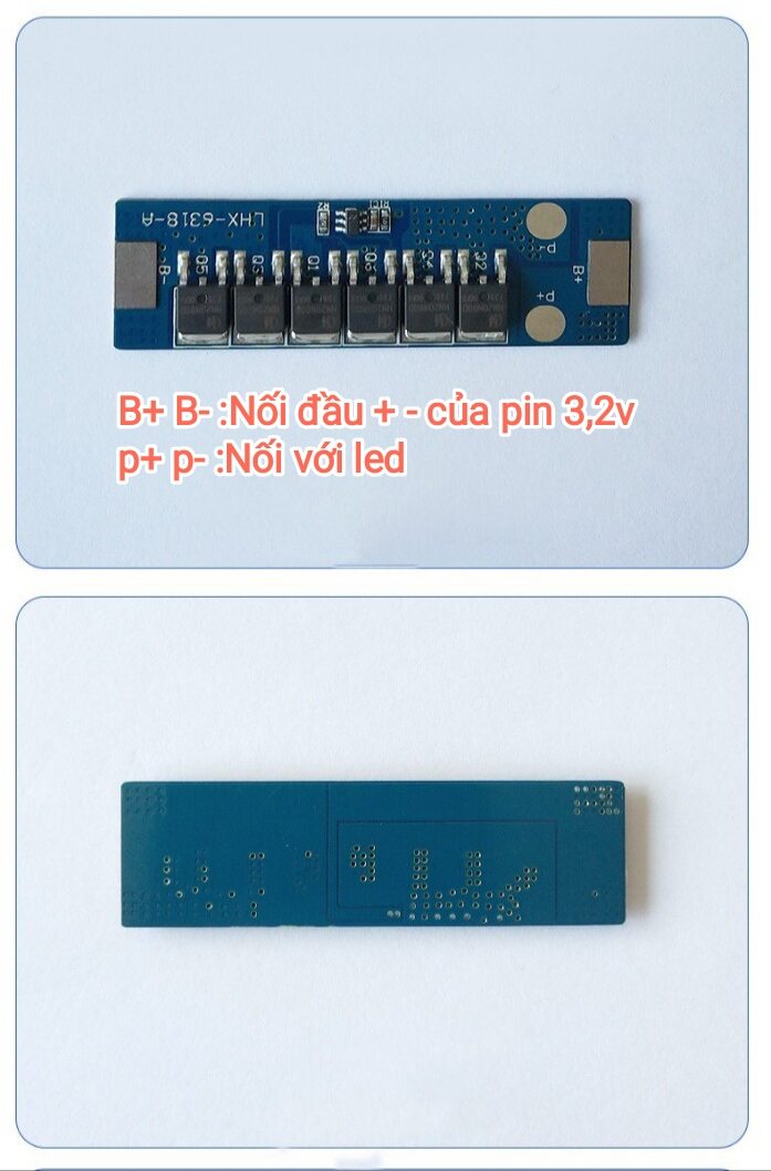 Mạch bảo vệ 1s 3,2v cho pin 32650